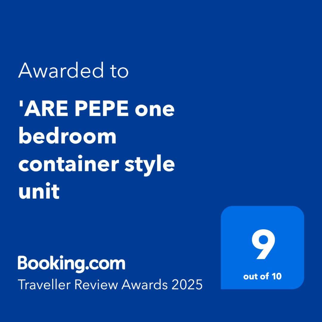 'Are Pepe One Bedroom Container Style Unit Rarotonga Esterno foto